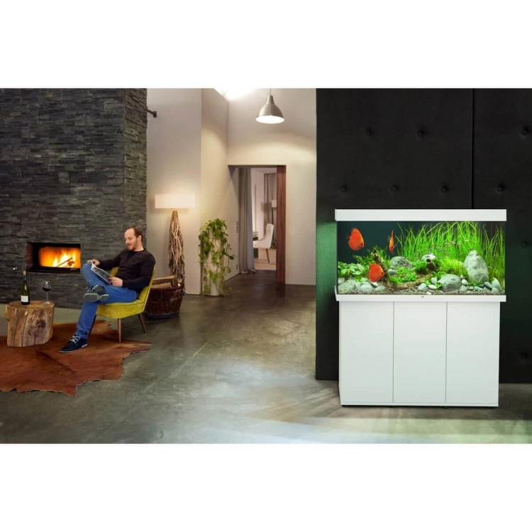Juwel Rio 350 Helialux Spectrum zestaw akwarium + szafka biały