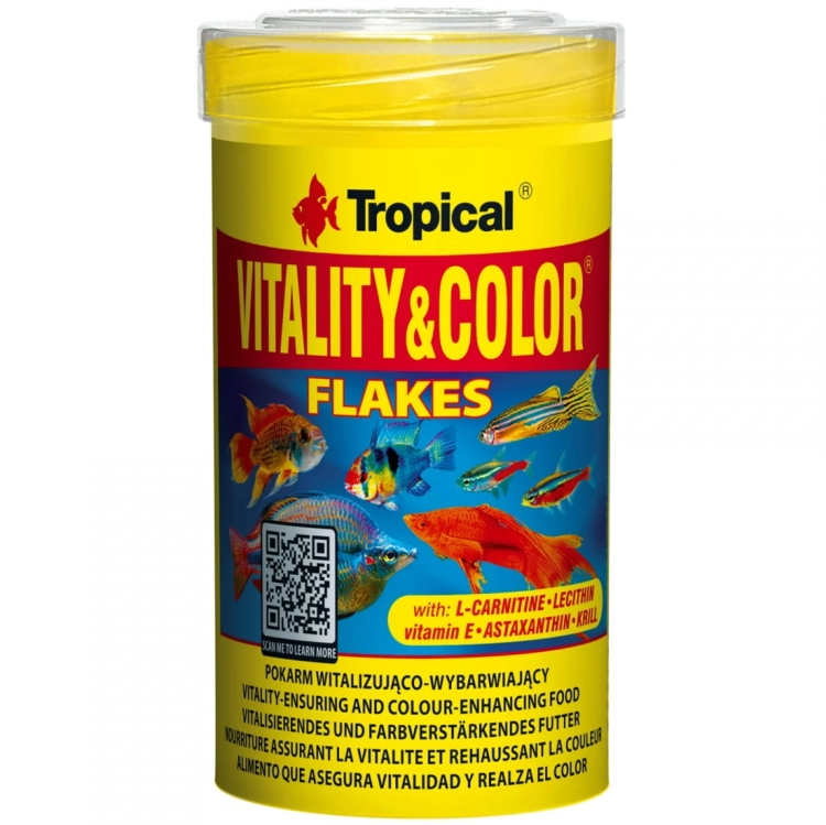 Tropical Vitality & Color 250ml - 50g Pokarm wybarwiający dla ryb