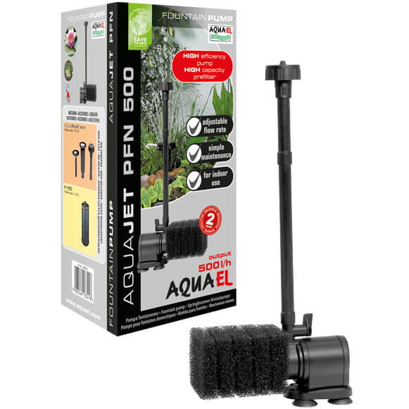 Aquael PFN-500 Pompa fontannowa do oczka wodnego