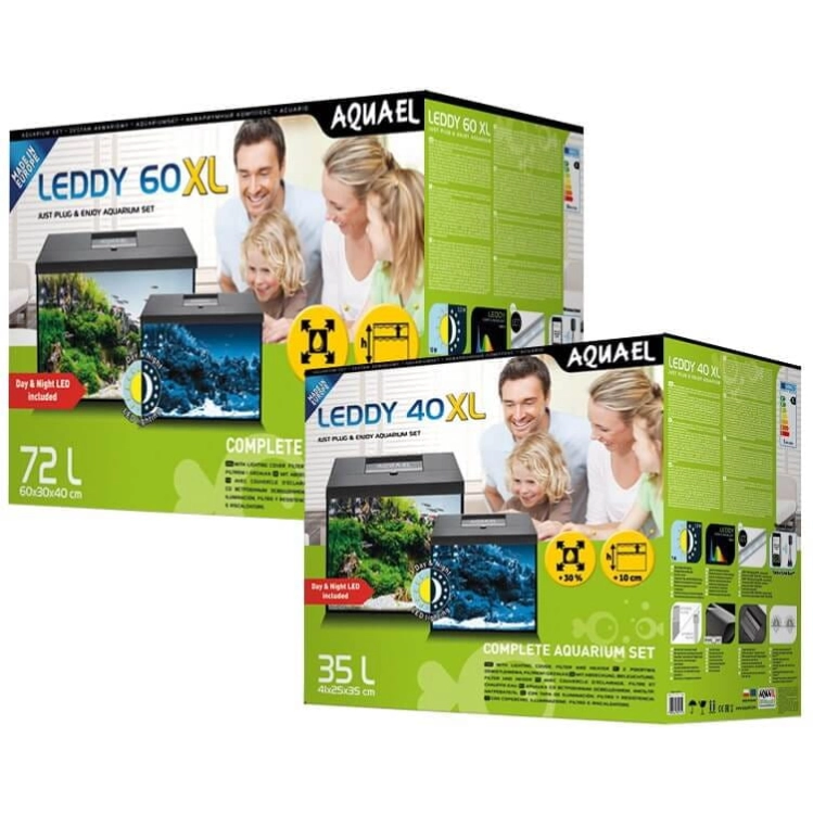 Aquael Leddy XL Day&Night 40 2.0 LED zestaw akwarium