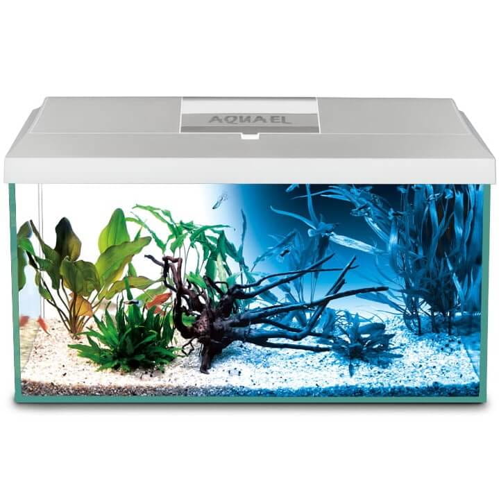 Aquael Leddy Day&Night 60 2.0 Zestaw akwarium LED biały + gratisy