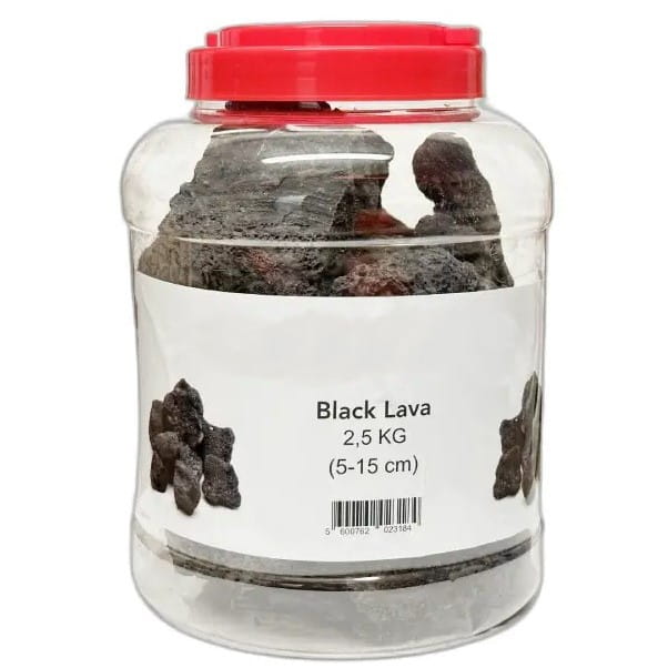 Black Lava Stone Bottle Lawa czarna 2,5kg - Skała do akwarium