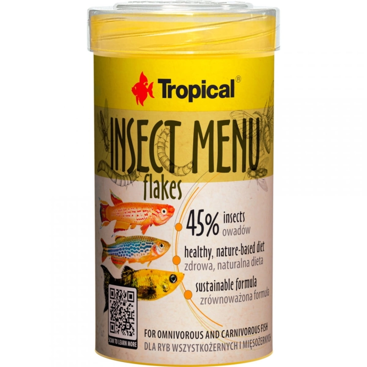 Tropical Insect Menu Flakes 1000ml Pokarm 45% owadów