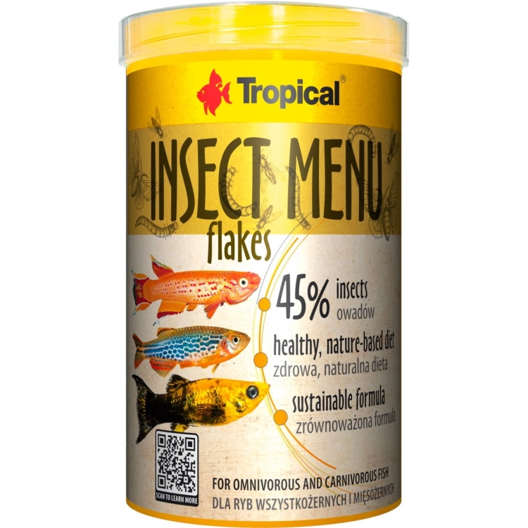 Tropical Insect Menu Flakes 250ml Pokarm 45% owadów