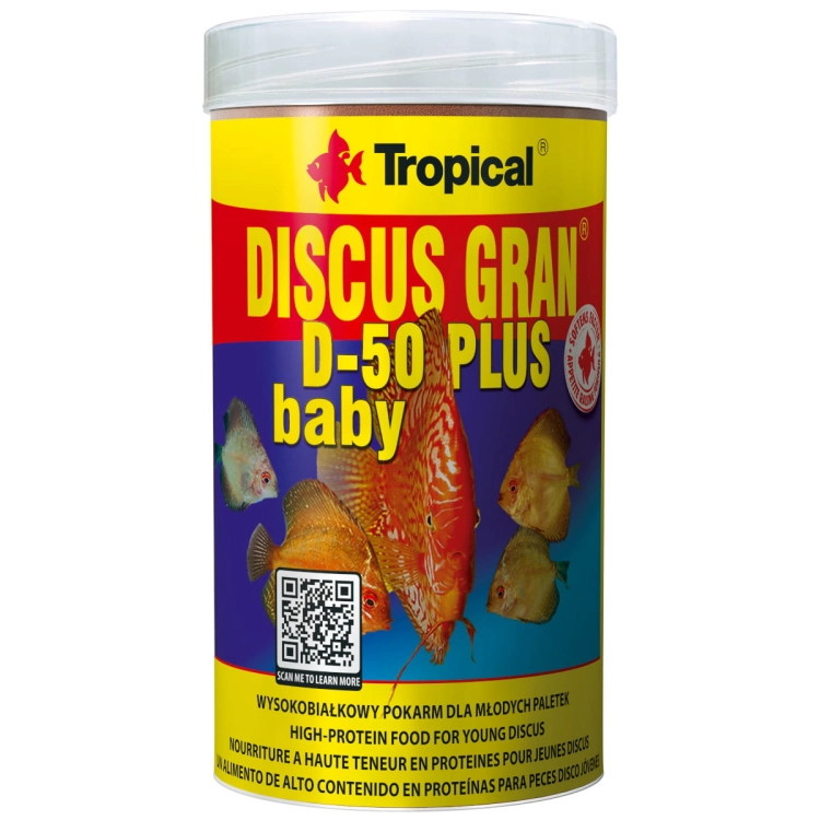 Tropical Discus Gran D-50 Plus Baby 250ml Pokarm dla młodych paletek