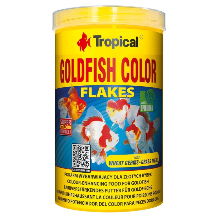 Tropical Goldfish Color 1000ml Pokarm dla złotych ryb płatki