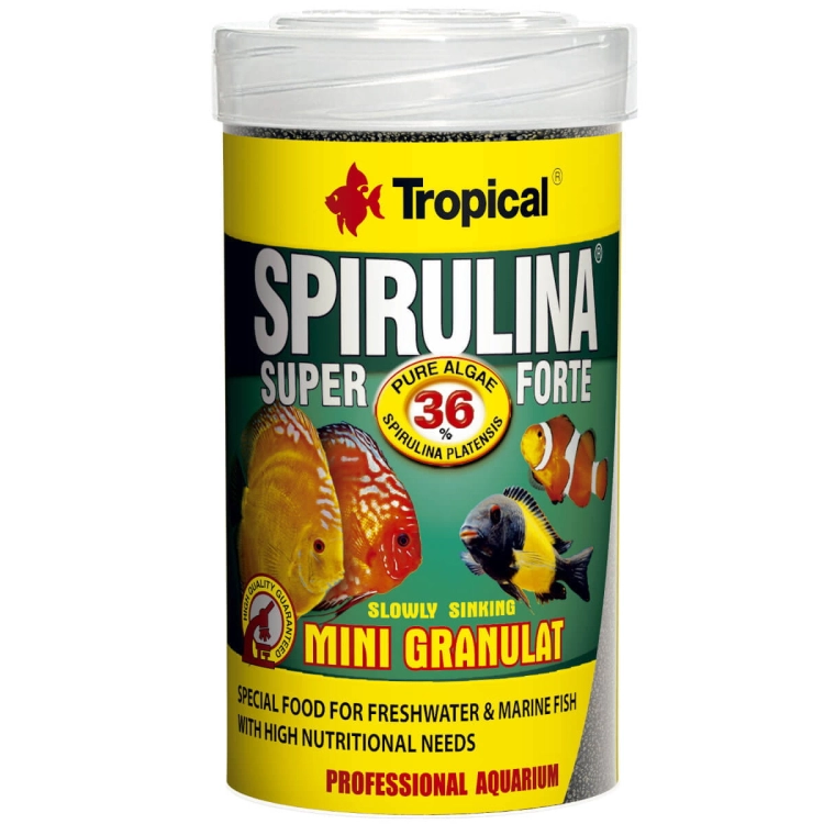 Tropical Super Spirulina Forte Mini Granulat 250ml Pokarm dla ryb