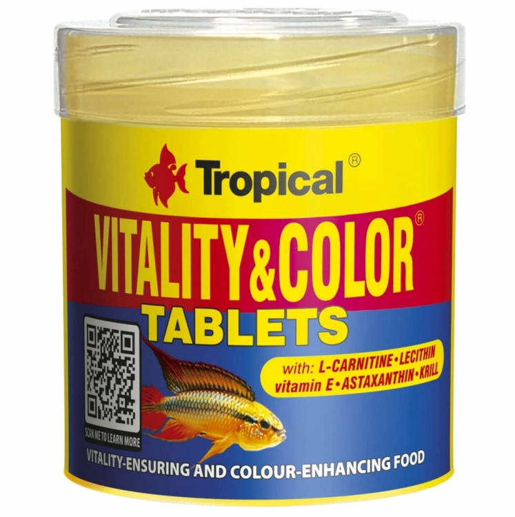 Tropical Vitality&Color Tablets 50ml - 36g Pokarm wybarwiajacy