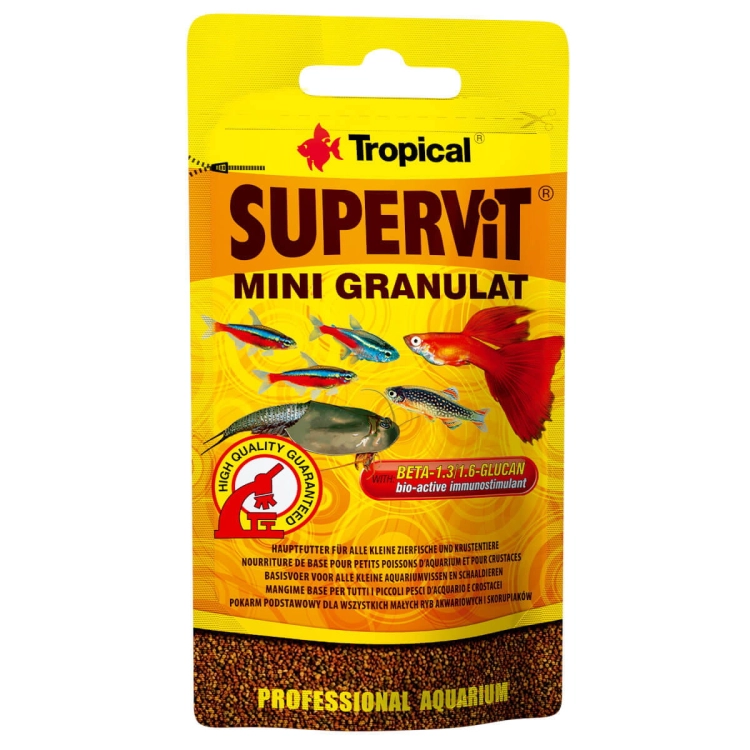 Tropical Supervit Mini Granulat 10g Pokarm dla ryb