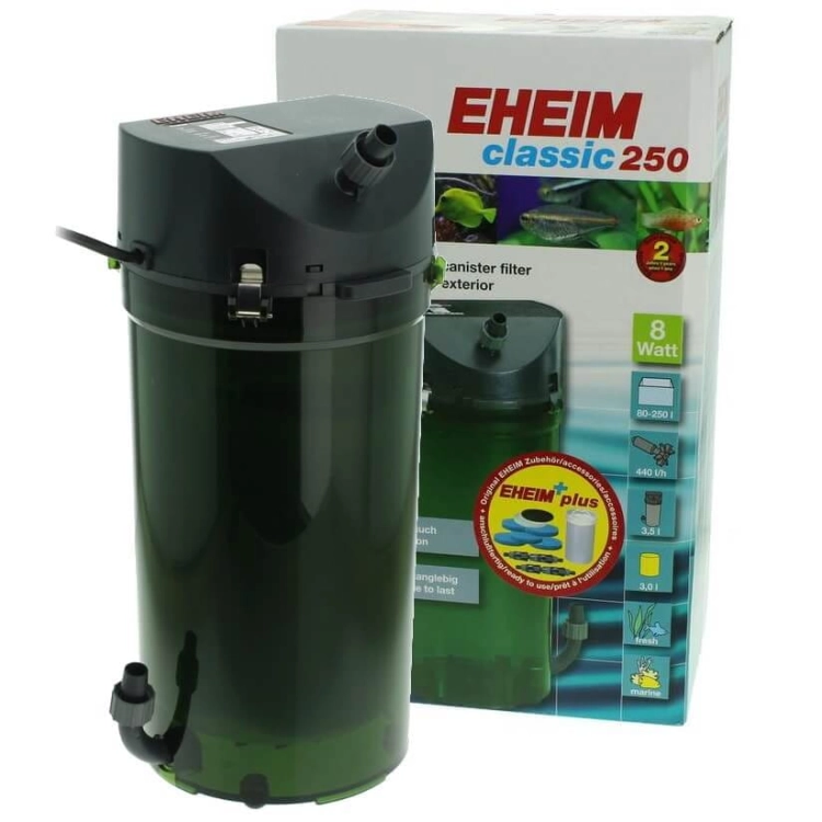 Eheim Classic 2213+ filtr do 250l wkłady + zawory + gratisy