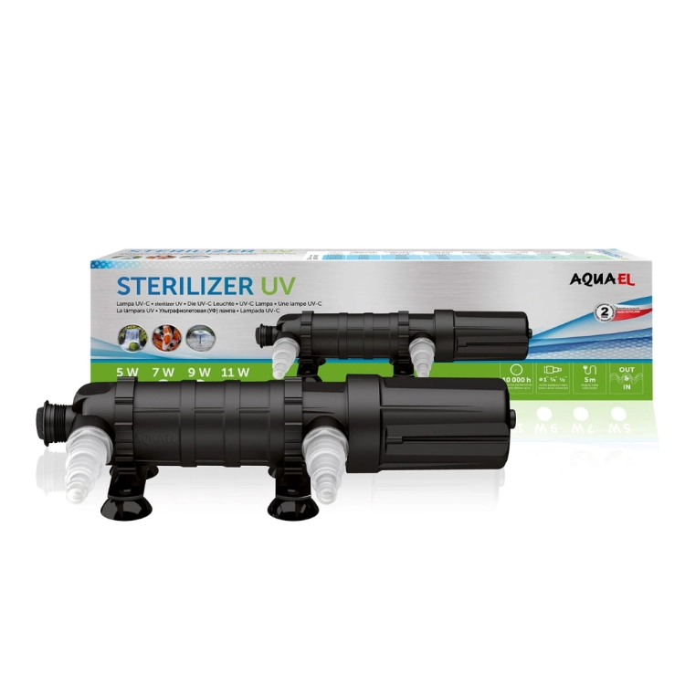 Aquael Sterylizer UV PS 2.0 7W - Lampa UVC do oczka wodnego