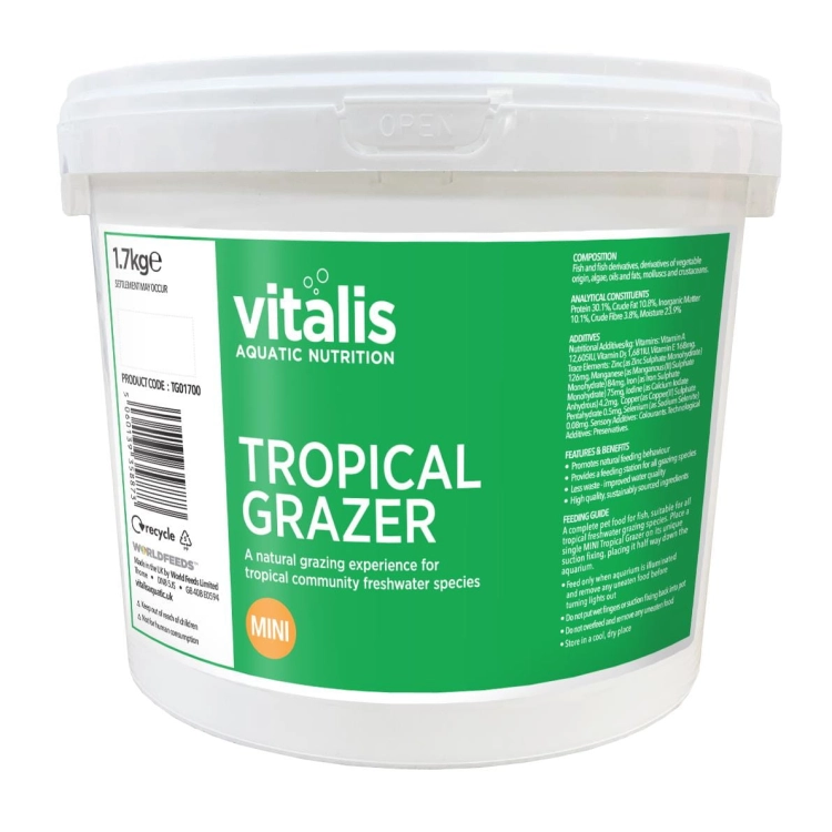 Vitalis Mini Tropical Grazer 3,8L - 1,7kg Pokarm dla ryb tropikalnych