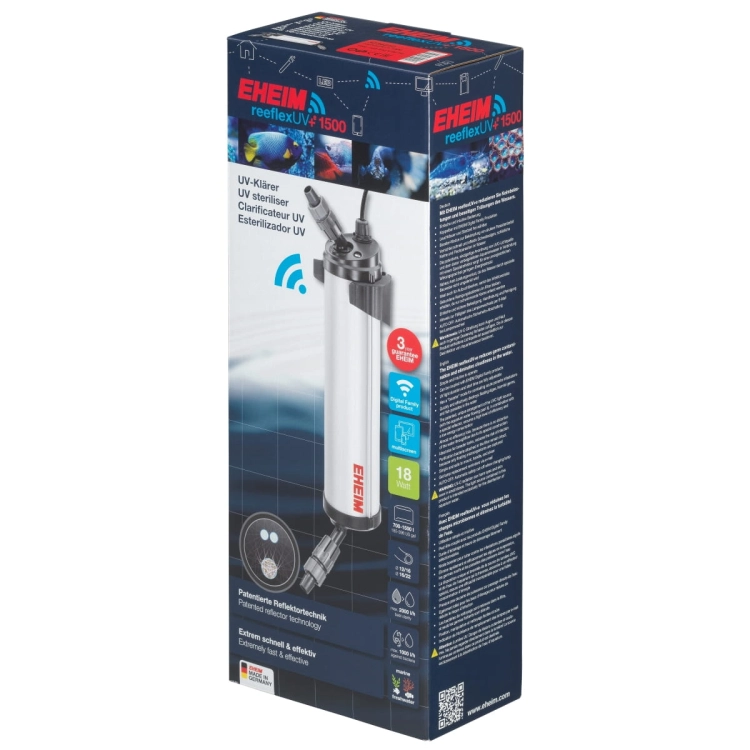 Eheim ReeflexUV+e 1500 Lampa 19W sterylizator UV-C Wi-Fi
