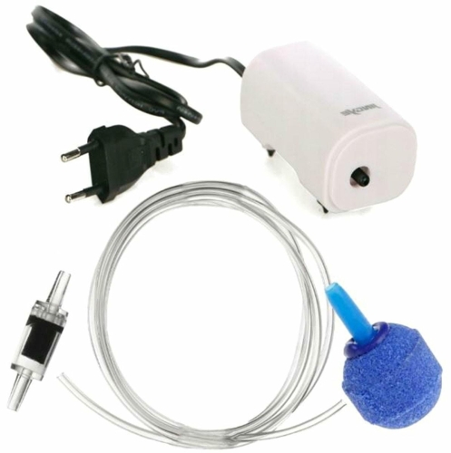Jingye AG204A Napowietrzacz do akwarium 180l/h + zestaw