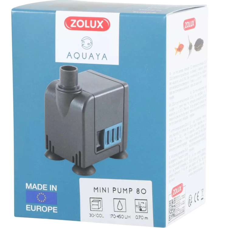 Zolux Aquaya Mini Pump 80 - Pompa wielofunkcyjna 450l/h
