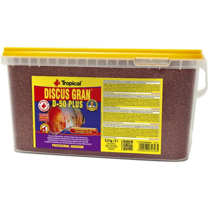Tropical Discus Gran D-50 Plus puszka 5L - 2,2kg