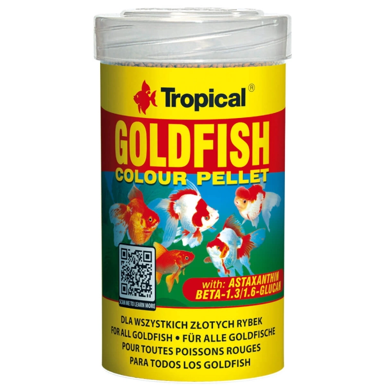 Tropical Goldfish Colour Pellet 100ml Pokarm dla złotych ryb