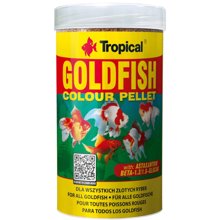 Tropical Goldfish Colour Pellet 1000ml Pokarm dla złotych ryb