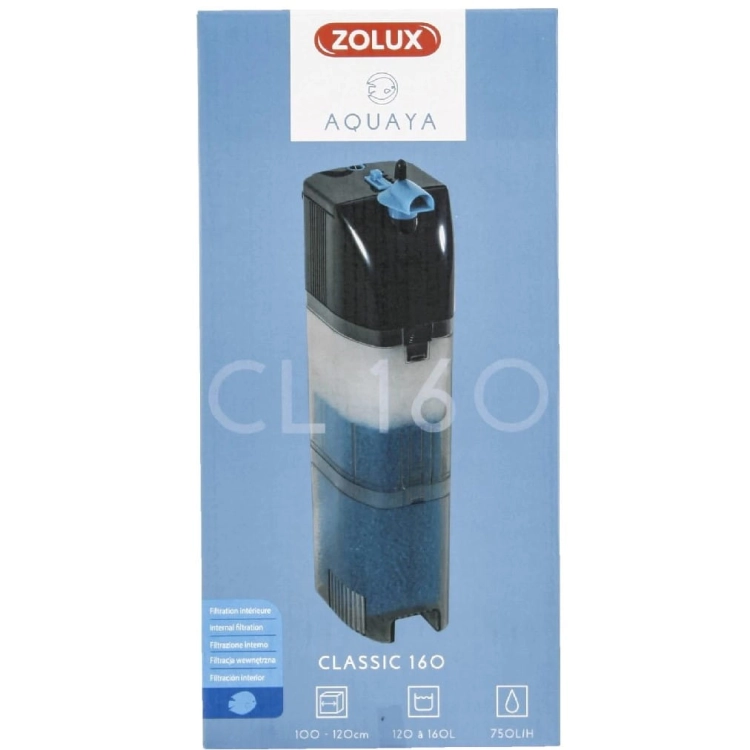 Zolux Aquaya Classic 160 Filtr wewnętrzny do akwarium 750L/H 16W