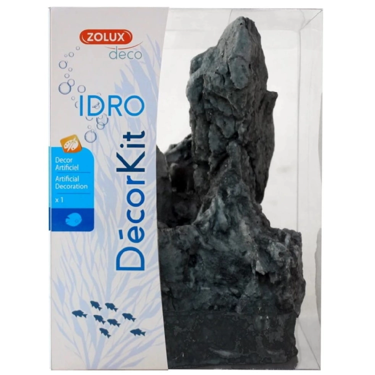 Zolux Idro Kit Black Stone L Kamień ozdoba dekoracja do akwarium