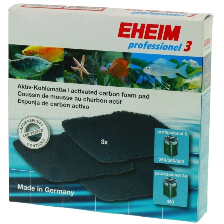 Eheim Gąbka z węglem 3szt do filtra Professionel 3/4+ 250/350/6003e/4e+/5e 350