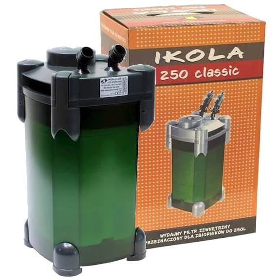 Ikola 250 Classic Filtr zewnętrzny do akwarium 250l + gratisy akwarium 250l