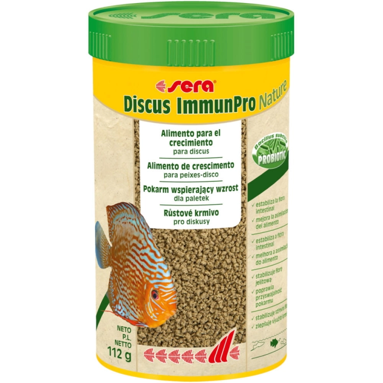 Sera Discus ImmunPro Nature 250ml - Probiotyczny pokarm dla dyskowców