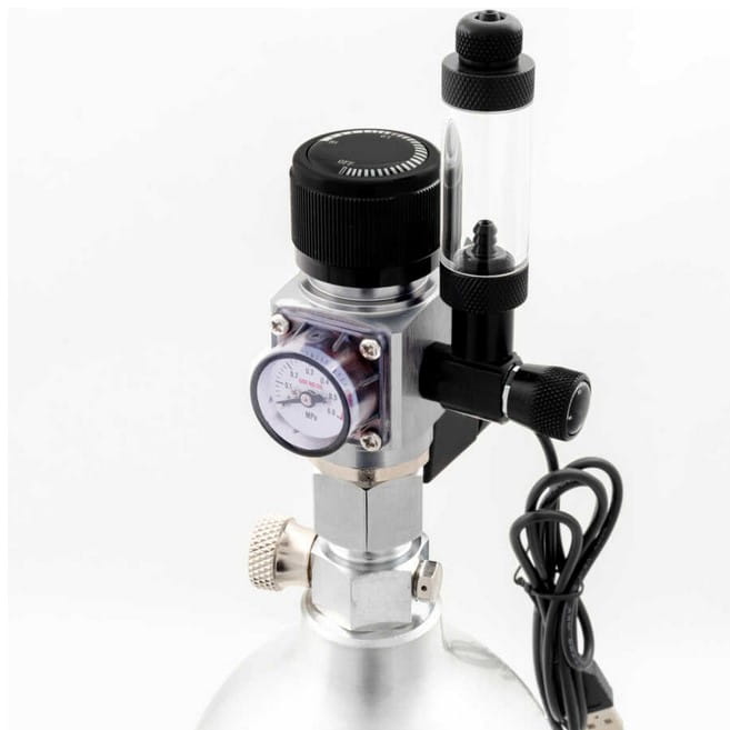Pro CO2 Regulator - Reduktor z elektozworem i manometrem