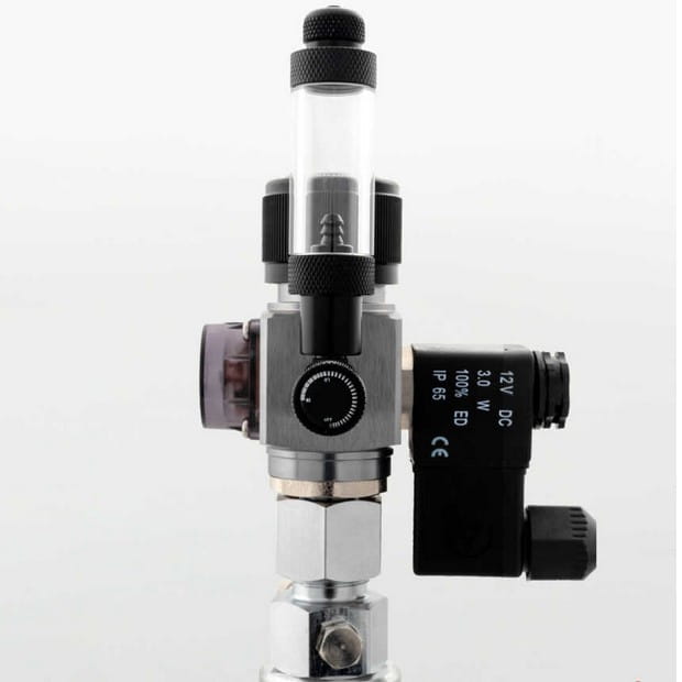 Pro CO2 Regulator - Reduktor z elektozworem i manometrem