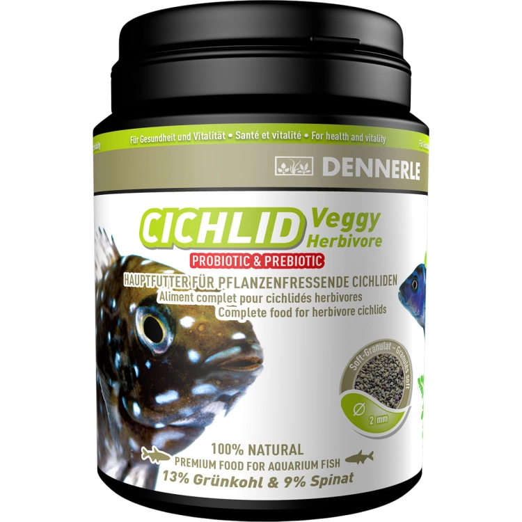 Dennerle Cichlid Veggy Herbivore 1000ml Pokarm podstawowy granulat