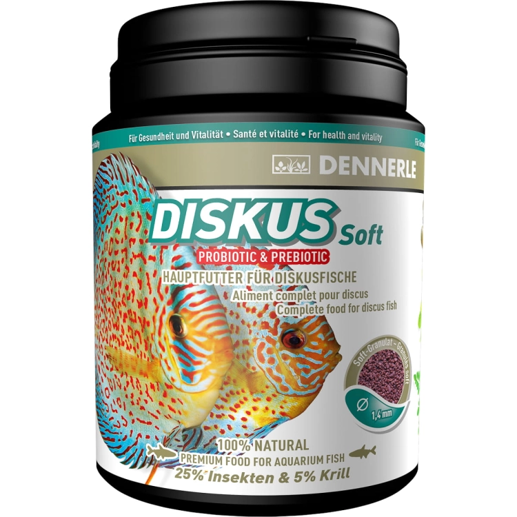 Dennerle Diskus Soft 1000ml / 450 g - Pokarm podstawowy granulat