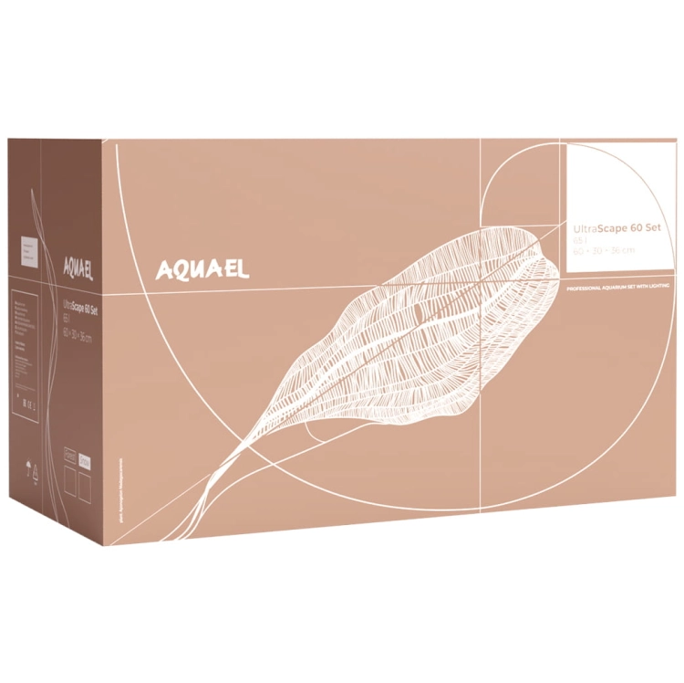 Aquael Ultrascape 60 Snow Akwarium zestaw LED 3x10W + gratisy