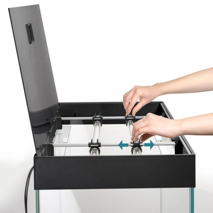 Aquael Glossy ST 80 D&N Zestaw akwarium biały LED D&N + gratisy