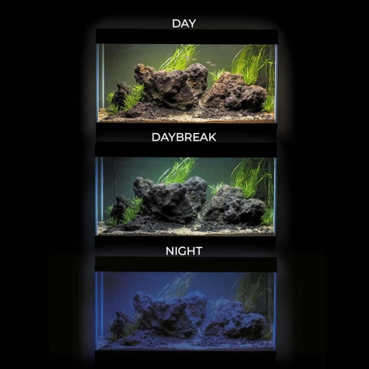 Aquael Opti Set 125 LED czarny akwarium