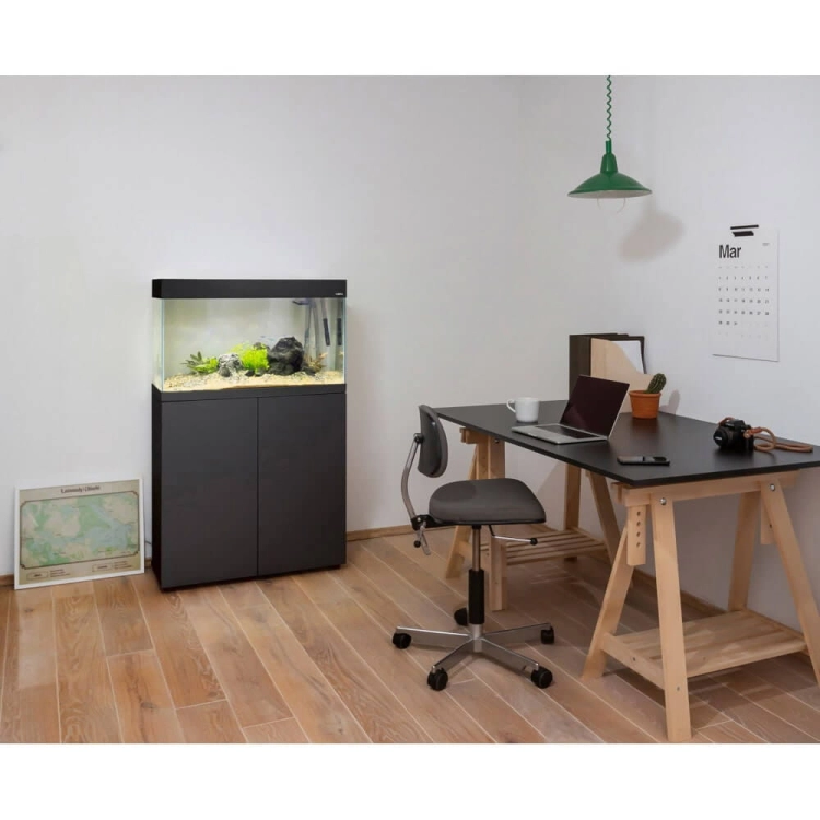 Aquael Opti Set 125 LED czarny akwarium
