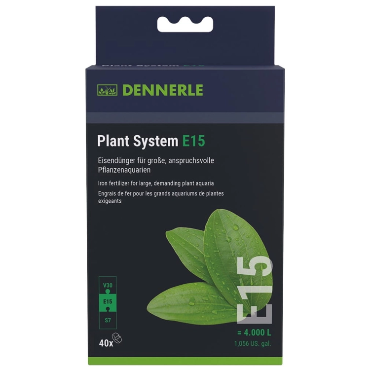 Dennerle Plant System E15 40 tabletek Nawóz żelazo dla roślin