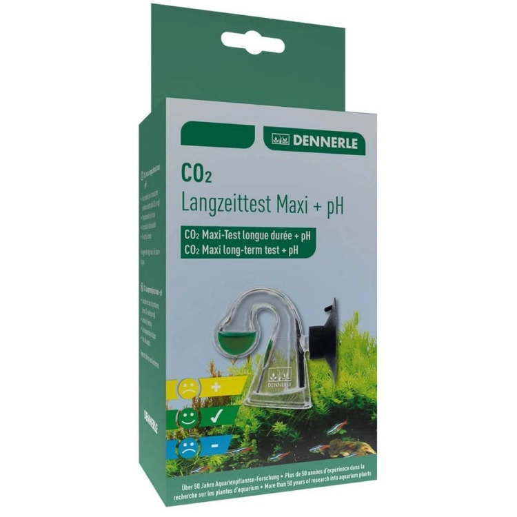 Dennerle CO2 Langzeittest Maxi Indykator CO2 i pH + płyn wskaźnikowy