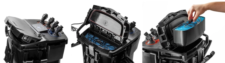 Aquael Hypermax Link - Filtr zewnętrzny Wi-Fi do akwarium 1500L + gratisy