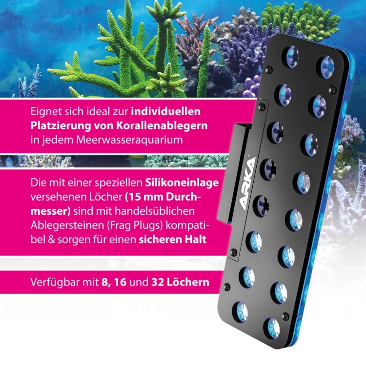 Arka myReef Frag Rack 16 Półka na 16 szczepek koralowców