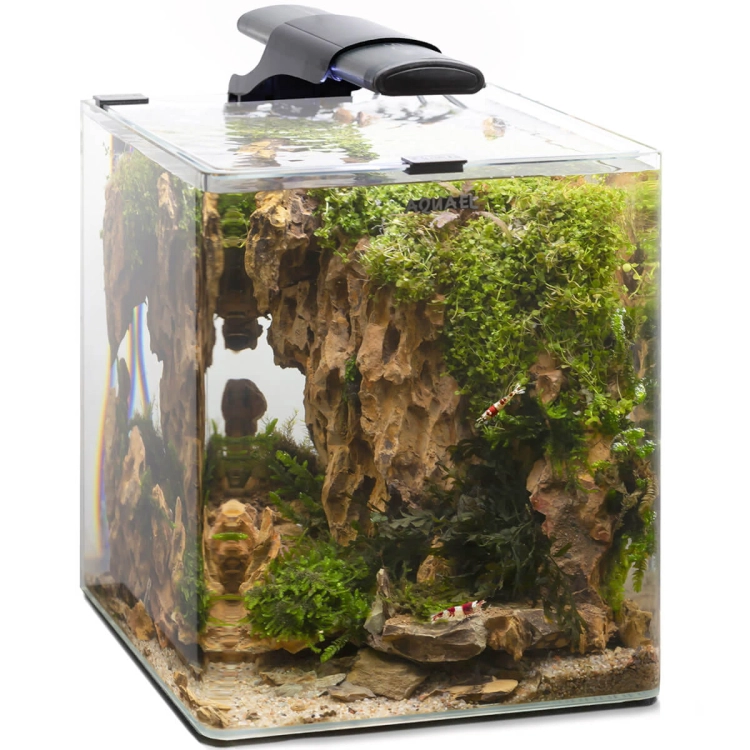 Aquael OptiBent 20 Zestaw akwarium czarny LED D&N + gratisy