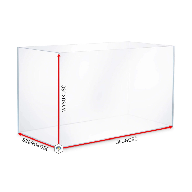 Mitoja Optiwhite Akwarium na wymiar