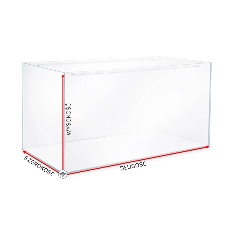 Mitoja Optiwhite Akwarium na wymiar