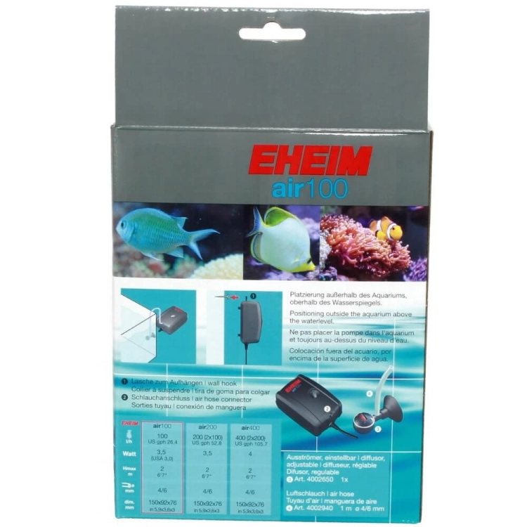 Eheim Air Pump 100 cichy napowietrzacz do akwarium