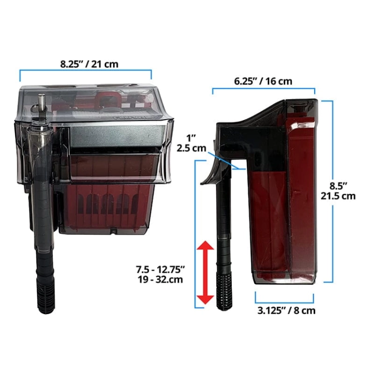 Fluval C4 Filtr kaskadowy 900l/h akwarium do 265L + gratisy