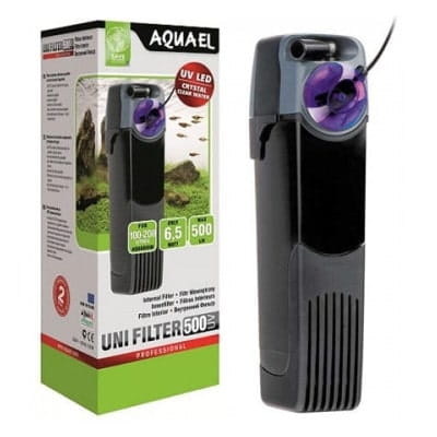 Aquael Unifilter 500 UV - Filtr wewnętrzny UV-C + gratis