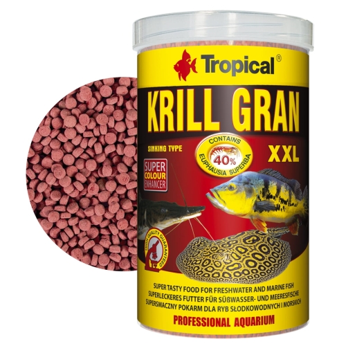 Tropical Krill Gran XXL 1000ml /500 g Pokarm z krylem