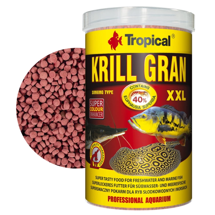 Tropical Krill Gran XXL 1000ml /500 g Pokarm z krylem