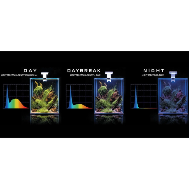 Aquael Shrimp Set Day&Night 10 czarny LED zestaw akwarium