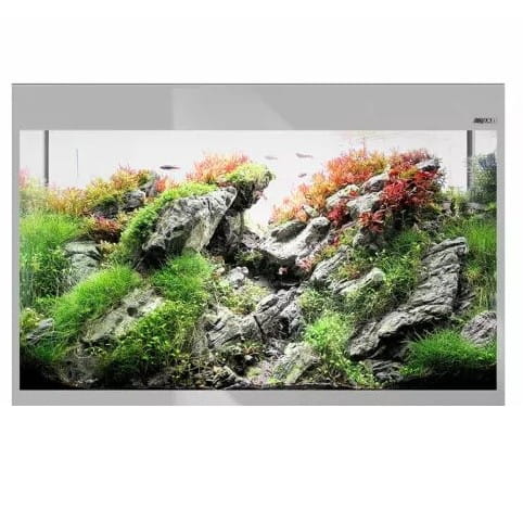 Aquael Glossy 80 D&N Zestaw akwarium szary LED