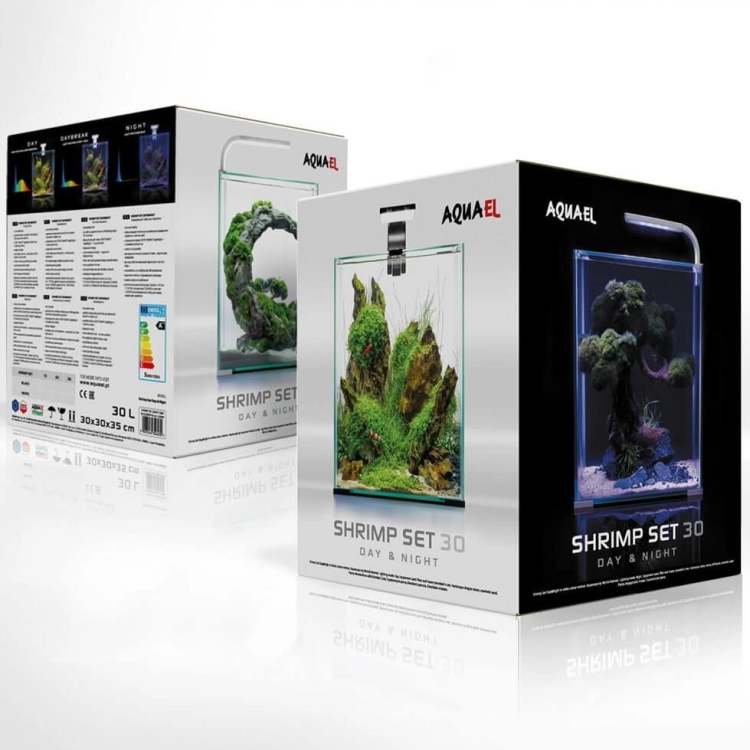 Aquael Shrimp Set Day&Night 30 biały LED zestaw akwarium